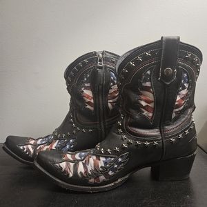 Womens lane old glory western booties 10.5